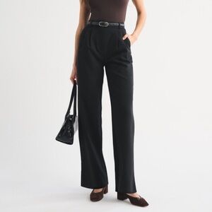 Abercrombie & Fitch Sloane Tailored Wide Leg Pant, 23 regular